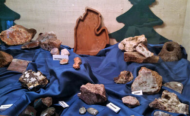 Picture of Michigan mineral display